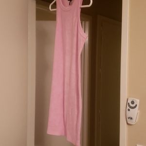 Pink Terry Cloth Dress